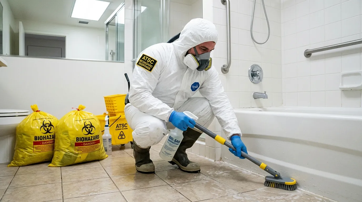 Decontamination equipment deployed for Blood Cleanup in Lynwood
